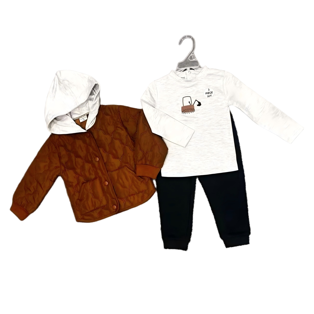 Quilted jacket set